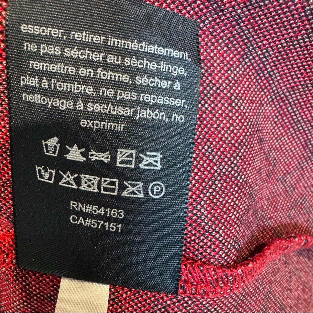 NWT $109 Tommy Hilfiger S Red Navy Jacquard Military Blazer Jacket Workwear - Picture 11 of 12
